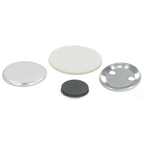 1-3/4" Round Magnet Button Complete Set