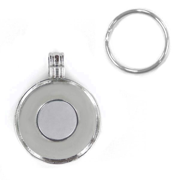 ArtClix Round Pendant With Split Key Ring