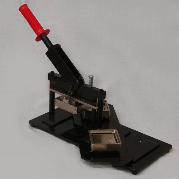 Model 2525, 2-1/2" Square Button Machine