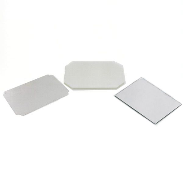 2-1/2" x 3-1/2" Rectangle Mirror Button Complete Set