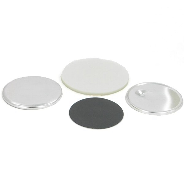 2-1/4" Round Magnet Button Complete Set