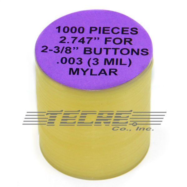 2-3/8" (2-1/4" B.A.M.) Round Mylar